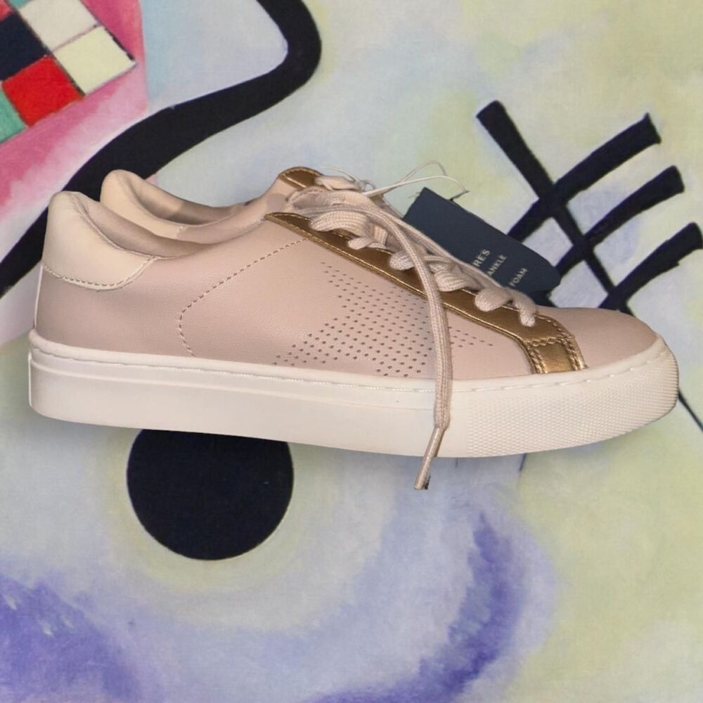 Target Women's Pink and Cream Trainers